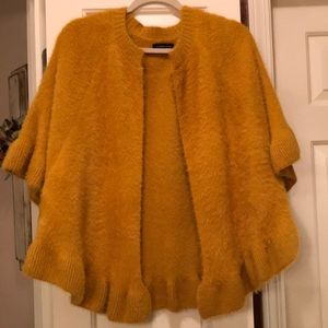 Anthropologie Furry Dolman Sleeve Cardigan.